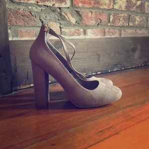 Madden Girl Taupe Closed-Toed Heel